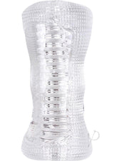 Wet Dreams Handy Man Stroker Textured Sleeve Clear