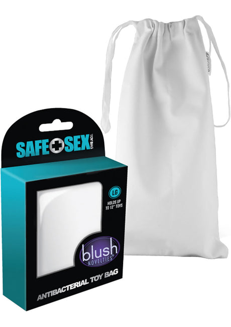 Safe Sex Antibacterial Toy bag - Large - White