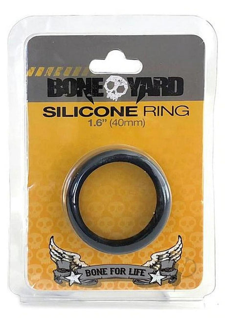 Boneyard Silicone Ring Cock Ring 1.6in - Black