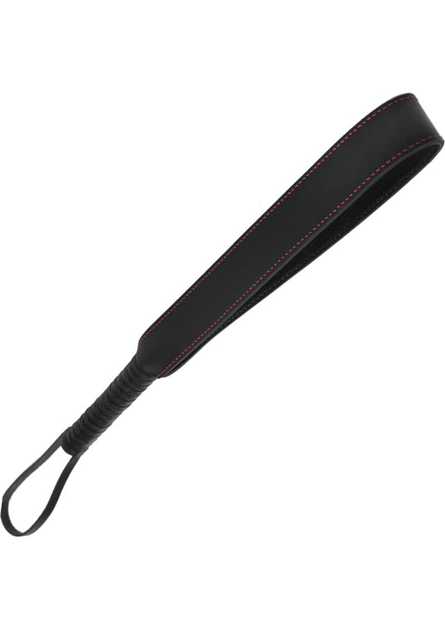 Strict Leather Heavy Handle Loop Slapper - Black