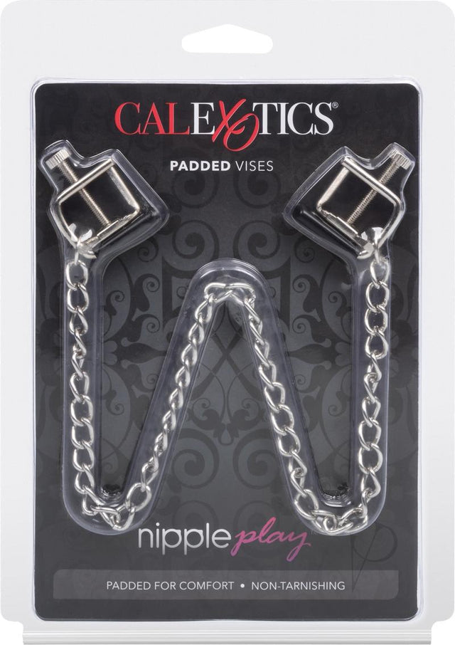 Nipple Play Padded Vises - Silver