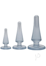 Crystal Jellies Anal Initiation (3 Piece Kit) - Clear