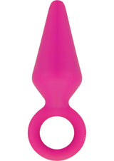 Luxe Candy Rimmer Silicone Butt Plug - Medium - Pink