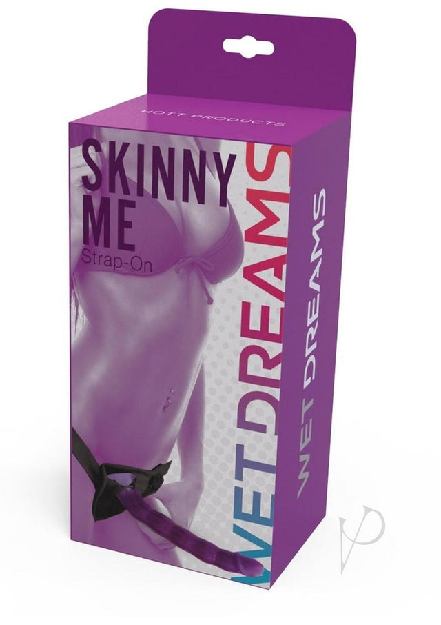 Wet Dreams Skinny My Strap-On 7in - Purple