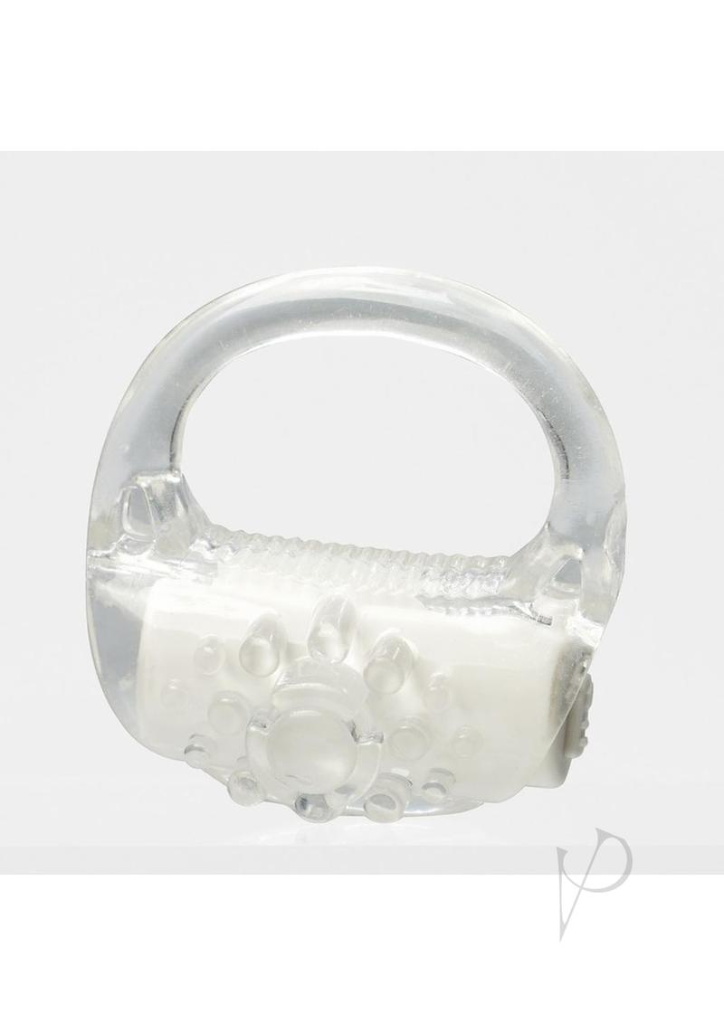 Skins Disposable Vibrating Cock Ring - Clear