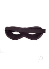 Rouge Open Eye Mask Leather Or Suede Red