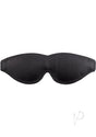 Rouge Padded Leather Adjustable Blindfold - Black