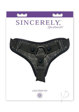 Sincerely Lace Strap-On Harness - Black