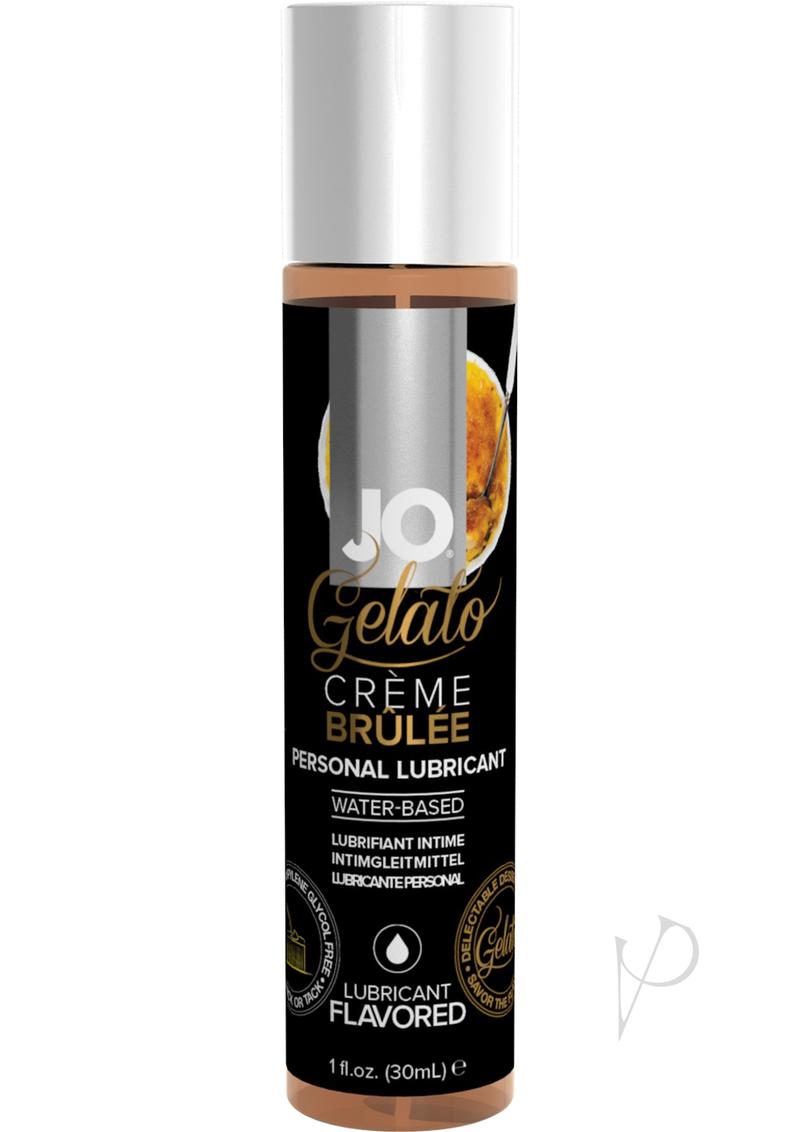 JO Gelato Water Based Flavored Lubricant Creme Brulee 1oz