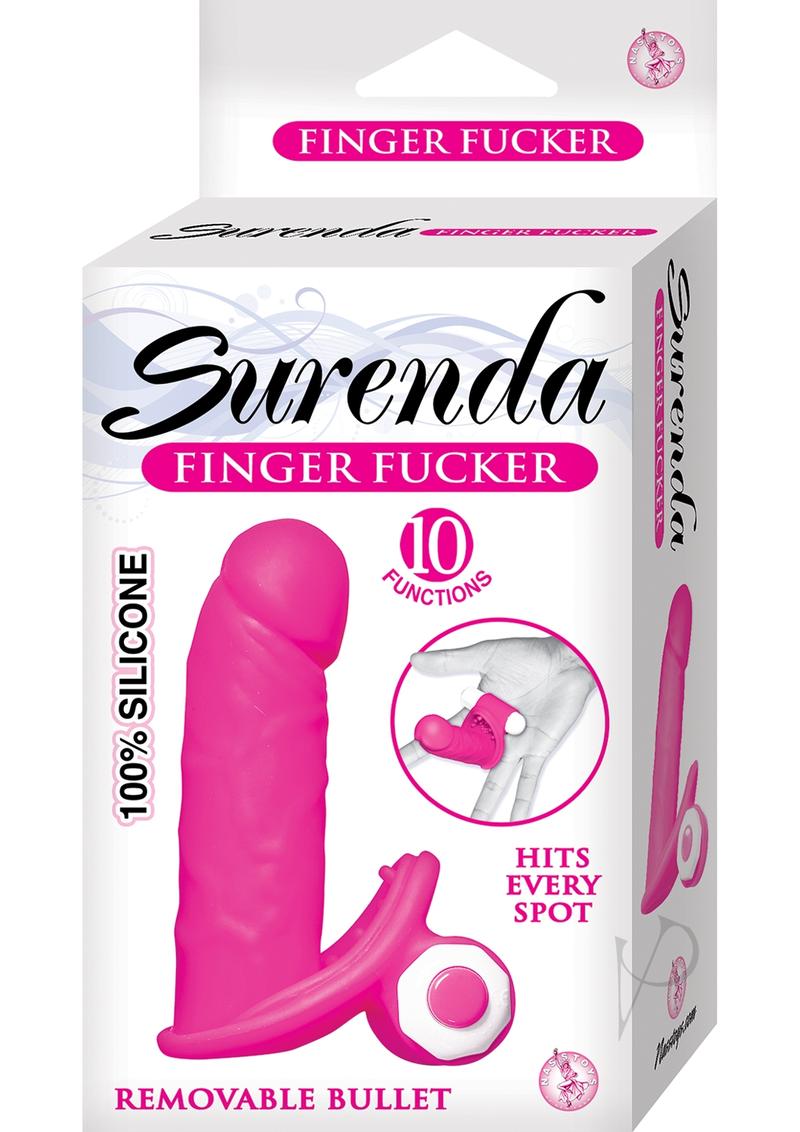 Surenda Silicone Finger Fucker - Pink