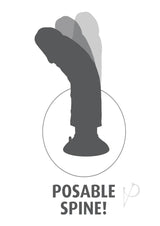 King Cock Vibrating Dildo 6in - Vanilla