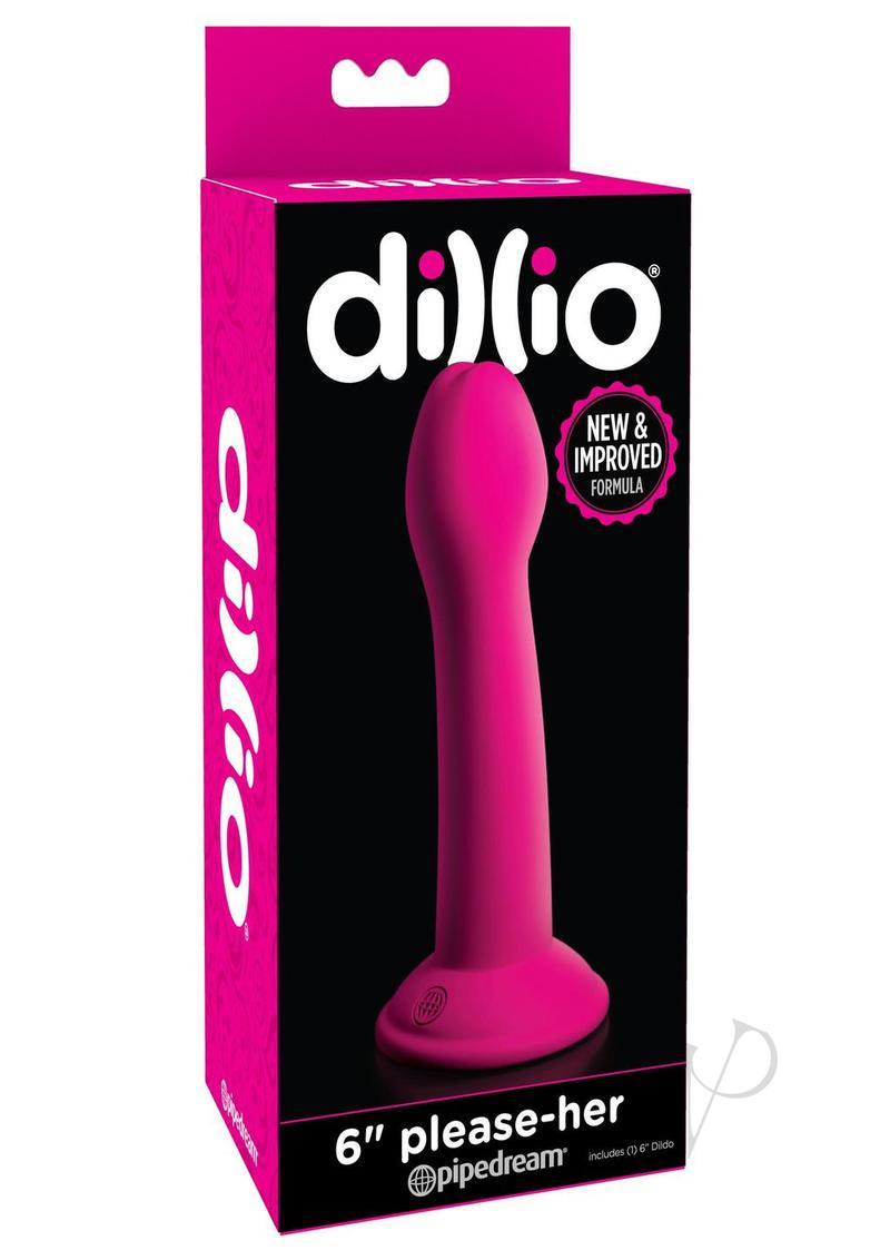 Dillio Please-Her Dildo 6in - Pink