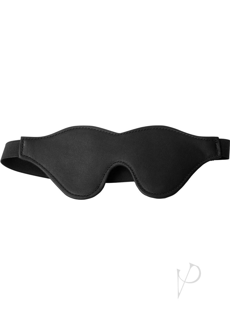 Strict Black Fleece Lined Blindfold - Black