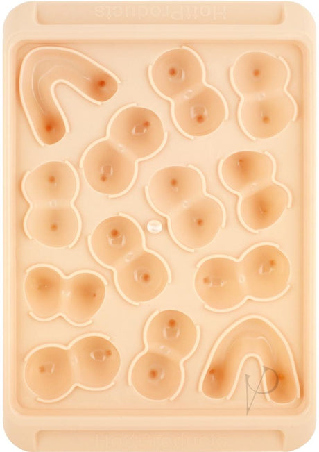 Boobie Ice Tray Flesh 2 Pack