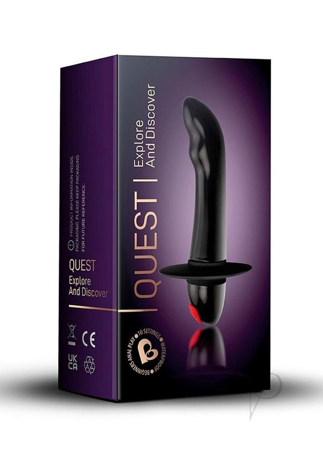 Quest 10 Speed Prostate Stimulator - Black