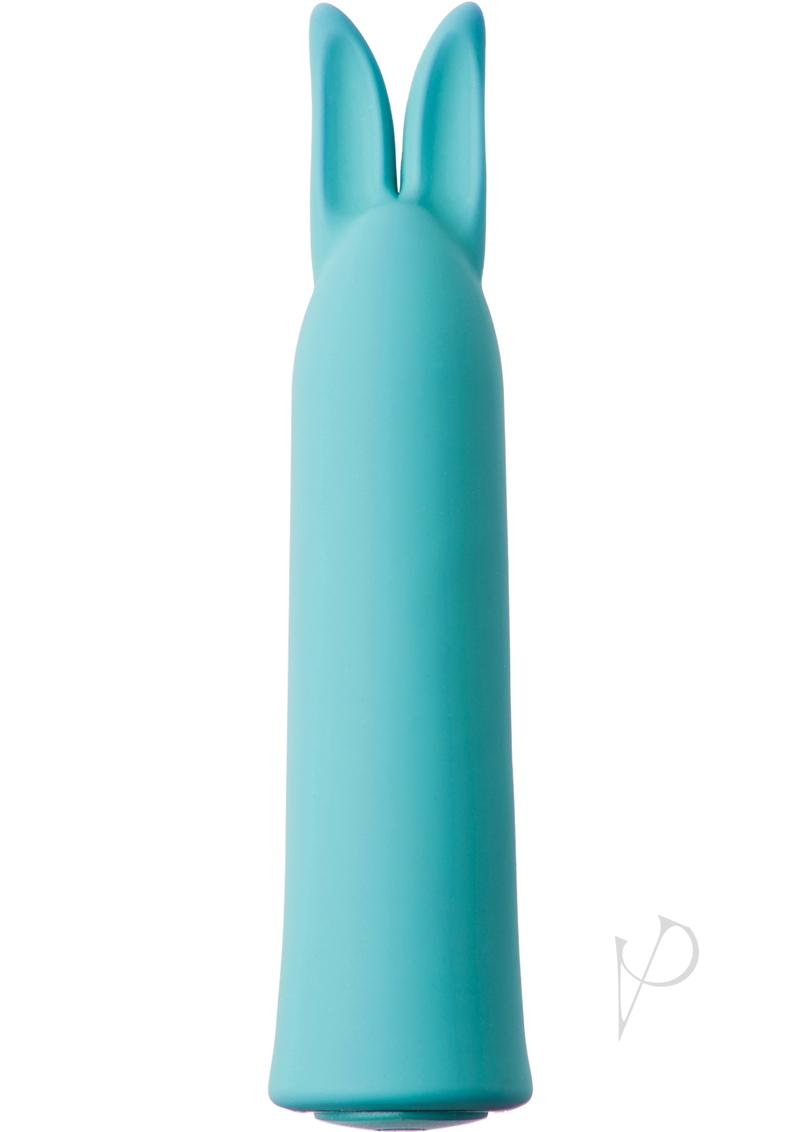 Nu Sensuelle Bunnii Rechargeable Silicone Vibrator - Teal