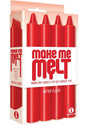 Make Me Melt Warm-Drip Candles 4 Pack - Red Hot