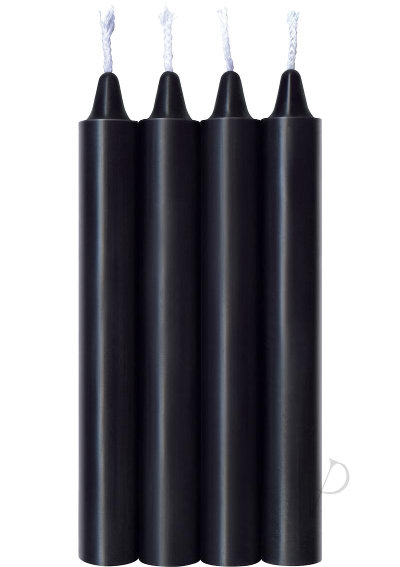 Make Me Melt Warm-Drip Candles (4 Pack) - Jet Black