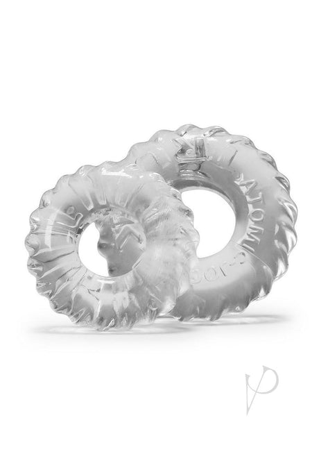 Oxballs Truckt Cock Ring (2 Pack) - Clear