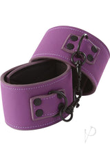 Lust Bondage Wrist Cuff - Purple