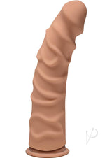 The D Ragin D Ultraskyn Dildo 8in - Caramel