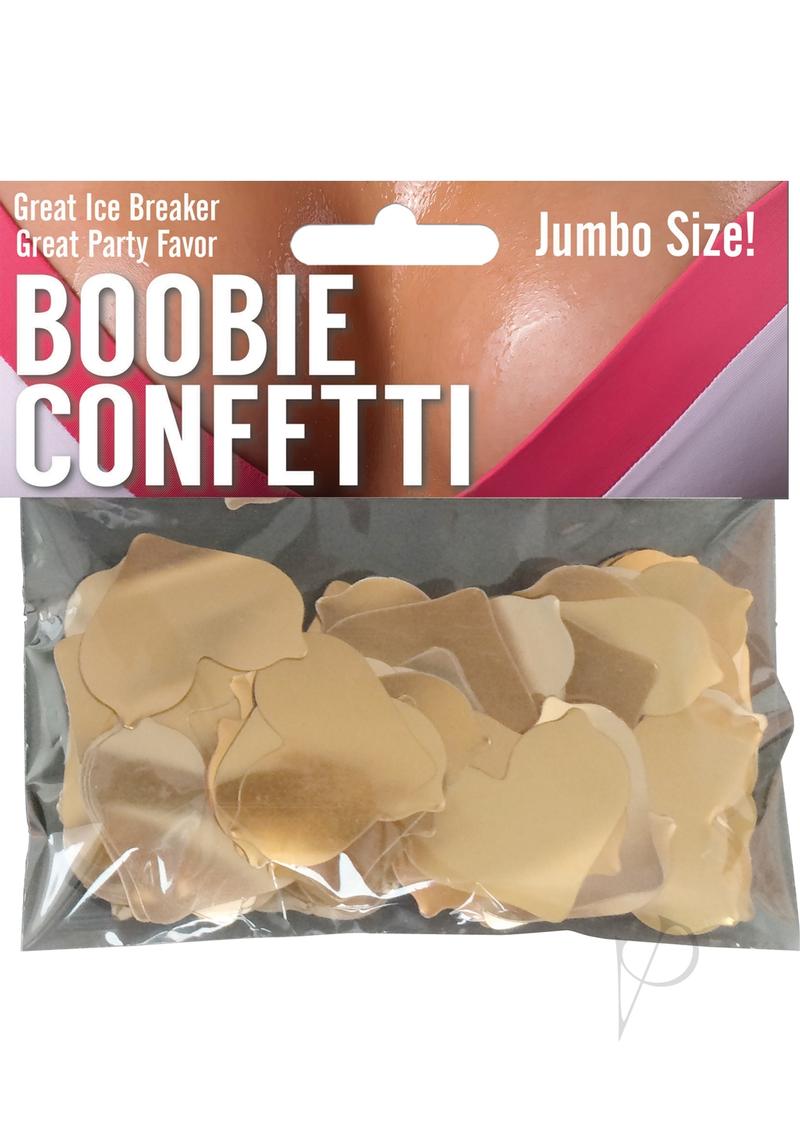 Boobie Mylar Confetti Pack Gold Jumbo Size