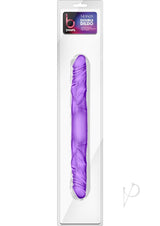 B Yours Double Dildo 14in - Purple