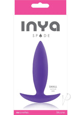 Inya Spade Silicone Butt Plug - Small - Purple