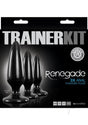 Renegade Pleasure Plug Trainer Anal Plugs (set of 3) - Black