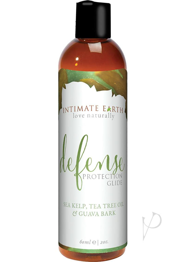 Intimate Earth Defense Protection Glide Lubricant Sea Kelp, Tea Tree Bark and Guava Bark 2oz