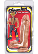 Loverboy Manny The Fireman Dildo with Balls 7in - Caramel