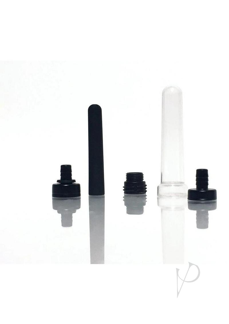 Boneyard The Skwert Silicone Douche Adaptor Kit Set of 5 Pieces - Black