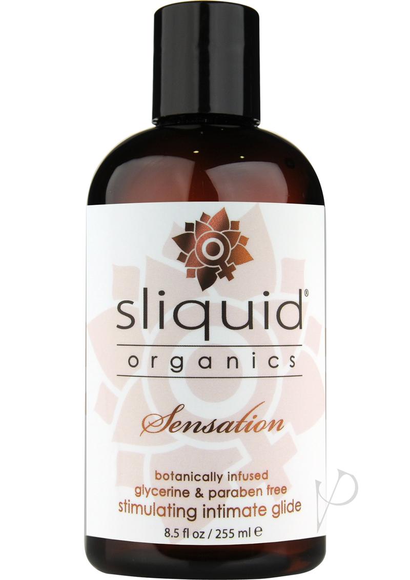 Sliquid Organics Sensation Botanically Infused Stimulating Intimate Glide Lubricant 8.5oz