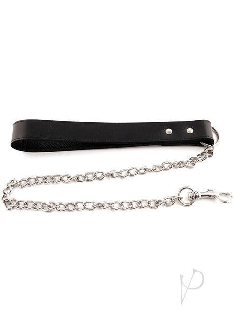 Rouge Dog Lead with Chain - Black