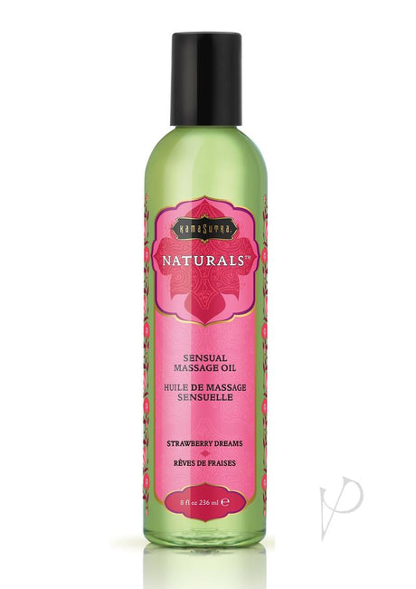 Kama Sutra Naturals Massage Oil Strawberry Dreams 8oz