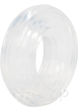 Premium Silicone Cock Ring - Medium - Clear