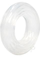 Premium Silicone Cock Ring - Large - Clear