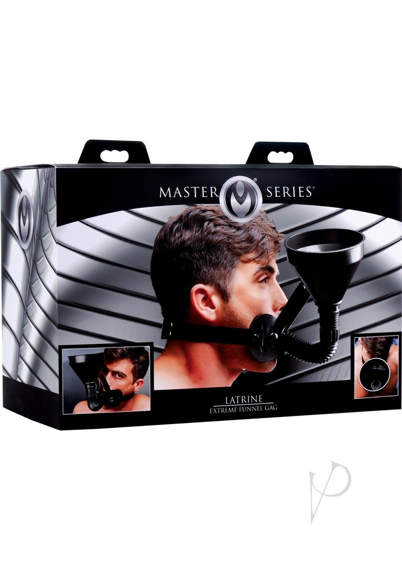 Master Series Latrine Extreme Funnel Gag - Black