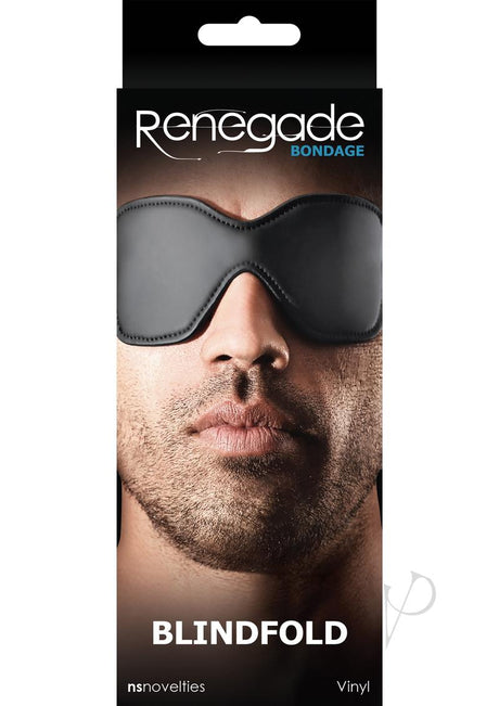 Renegade Bondage Vinyl Blindfold - Black