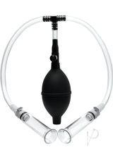 Size Matters Nipple Pumping System with Dual Cylinders