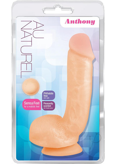 Au Naturel Anthony Dildo 8.5in - Vanilla