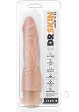 Dr. Skin Silver Collection Cock Vibe 4 Vibrating Dildo 8in - Vanilla