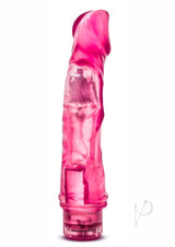 B Yours Vibe 6 Vibrating Dildo 9in - Pink