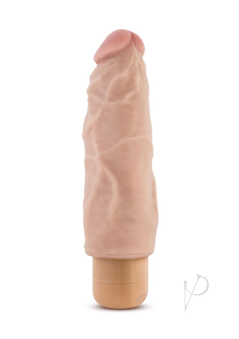 Dr. Skin Silver Collection Cock Vibe 9 Vibrating Dildo 7in - Vanilla