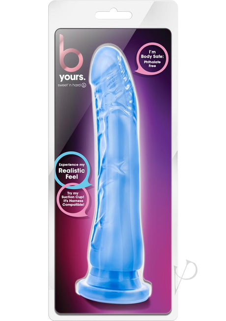 B Yours Sweet N' Hard 6 Dildo 8.5in - Blue