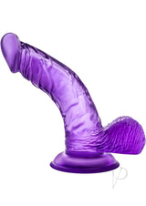 B Yours Sweet N` Hard 8 Dildo with Balls 6.5in - Purple
