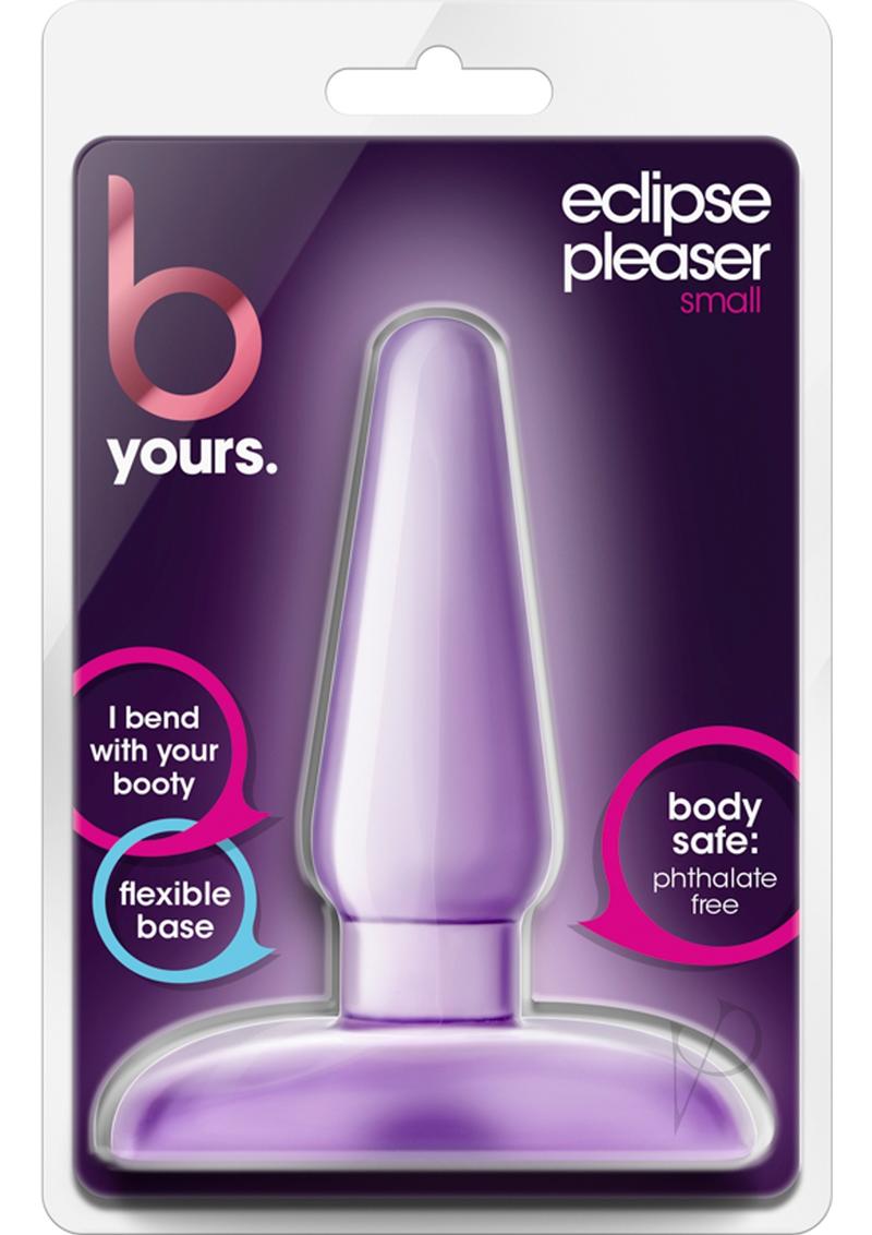 B Yours Eclipse Pleaser Butt Plug - Small - Purple