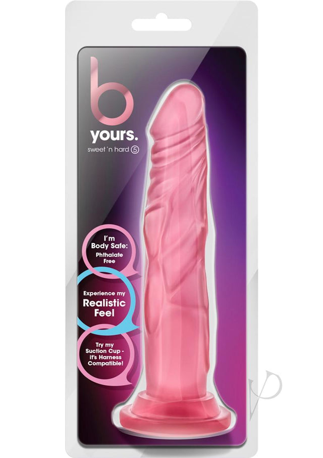 B Yours Sweet N' Hard 5 Dildo 7.5in - Pink