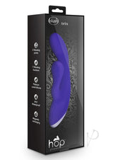 Hop Trix Silicone Rabbit Vibrator - Midnight