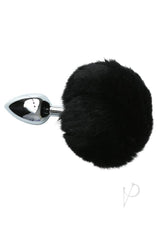 Sincerely Metal Bunny Butt Plug - Black/Silver